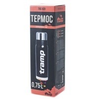 Комплект Термос Tramp 0,75 л TRC-031 + Фонарик Police 8420A/507-XPE